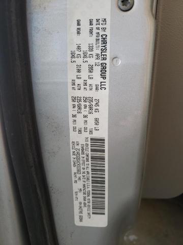 Photo 10 from auction – 2012 DODGE GRAND CARA with VIN 2C4RDGBG0CR333663