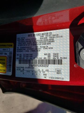 Photo 10 from auction – 2018 FORD FUSION SPO with VIN 3FA6P0VPXJR203237