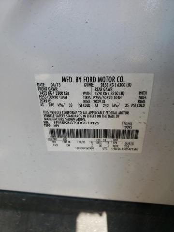 Photo 10 from auction – 2013 FORD EXPLORER S with VIN 1FM5K8GT9DGC70125