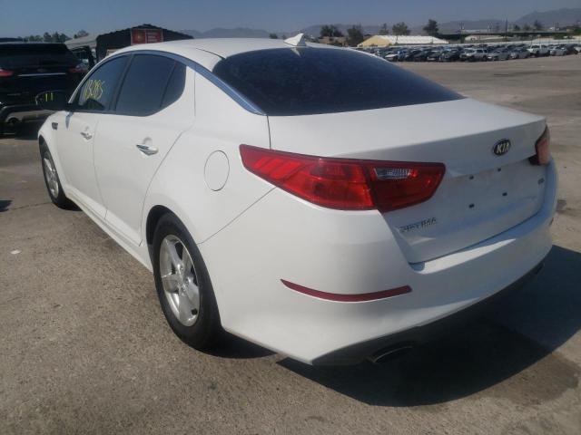 Photo 3 from auction – 2015 KIA OPTIMA LX with VIN KNAGM4A73F5664002
