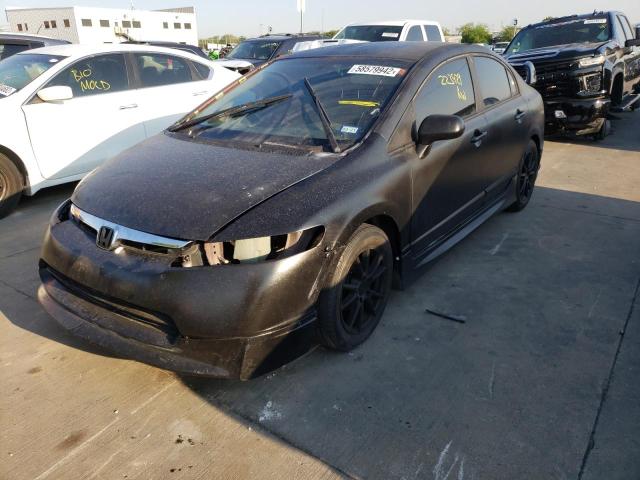 Photo 2 from auction – 2008 HONDA CIVIC LX with VIN JHMFA16558S001546