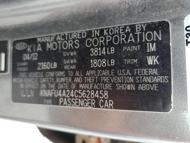 Photo 10 from auction – 2012 KIA FORTE EX with VIN KNAFU4A24C5628458