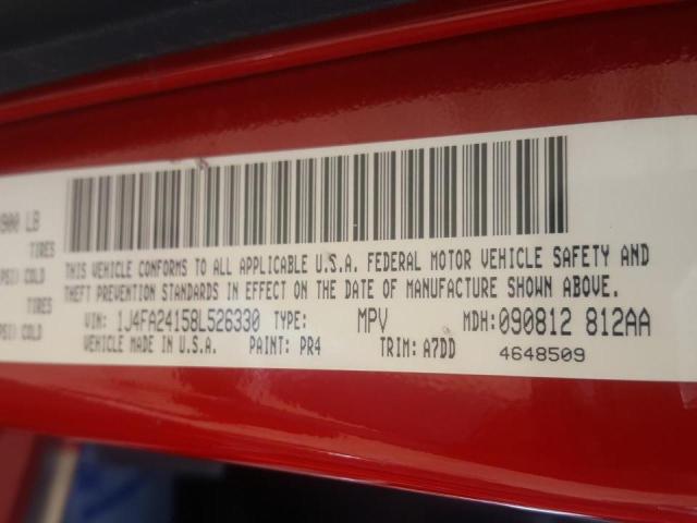 Photo 10 from auction – 2008 JEEP WRANGLER with VIN 1J4FA24158L526330