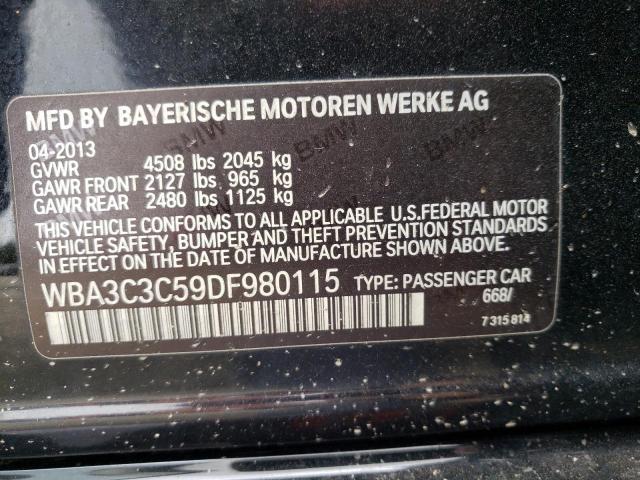 Photo 10 from auction – 2013 BMW 320 I XDRI with VIN WBA3C3C59DF980115