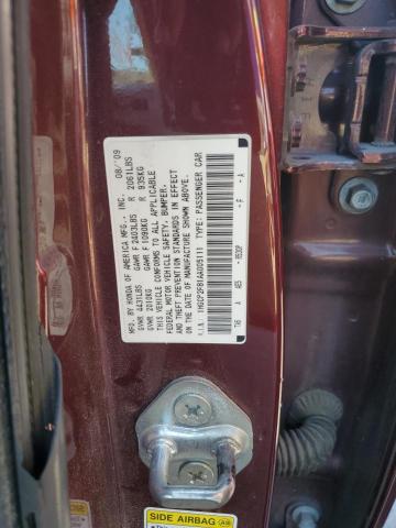 Photo 10 from auction – 2010 HONDA ACCORD EXL with VIN 1HGCP2F81AA005111