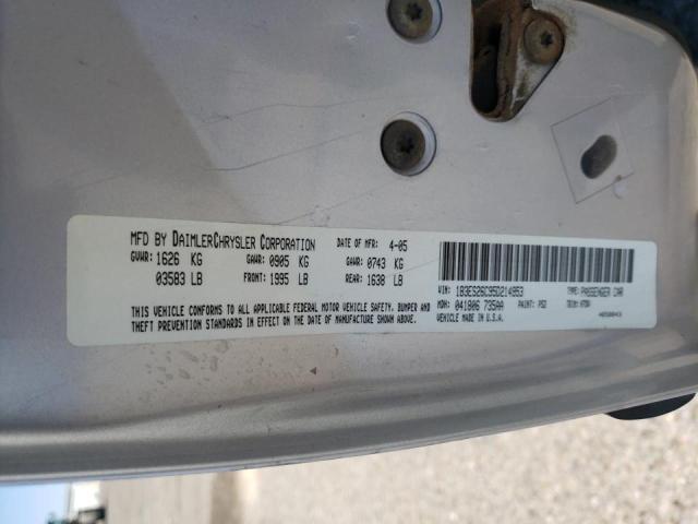 Photo 10 from auction – 2005 DODGE NEON BASE with VIN 1B3ES26C95D214953