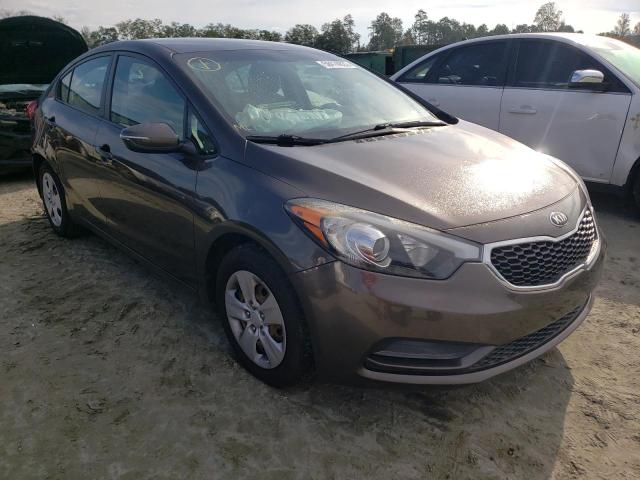 KIA FORTE LX 2015 with VIN KNAFX4A68F5334401 - Photo from auction