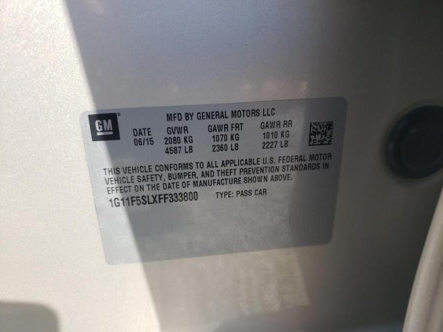 Photo 10 from auction – 2015 CHEVROLET MALIBU LTZ with VIN 1G11F5SLXFF333800
