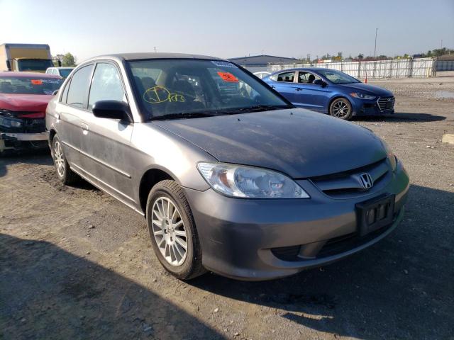 Photo 1 from auction – 2005 HONDA CIVIC LX with VIN 2HGES16565H567536