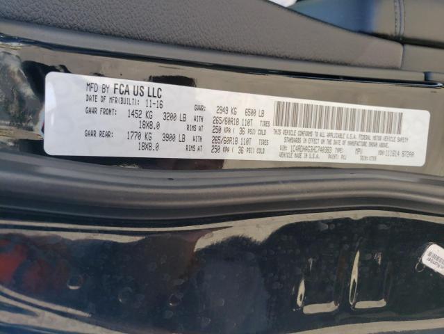 Photo 10 from auction – 2017 DODGE DURANGO SX with VIN 1C4RDHAG3HC740383