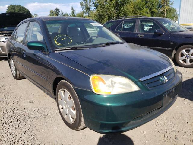 Photo 1 from auction – 2001 HONDA CIVIC EX with VIN 2HGES26771H550150
