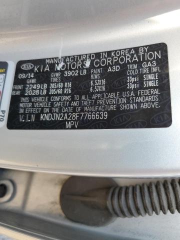 Photo 10 from auction – 2015 KIA SOUL with VIN KNDJN2A28F7766639
