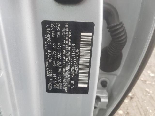 Photo 10 from auction – 2016 HYUNDAI GENESIS 3. with VIN KMHGN4JE3GU119418