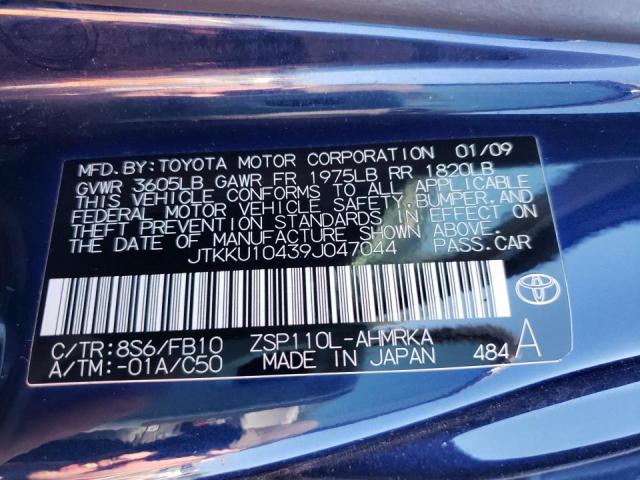 Photo 10 from auction – 2009 TOYOTA SCION XD with VIN JTKKU10439J047044