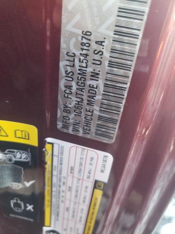 Photo 10 from auction – 2021 JEEP GLADIATOR with VIN 1C6HJTAG5ML541876