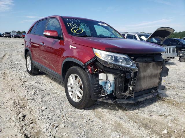 KIA SORENTO LX 2015 with VIN 5XYKT3A65FG601847 - Photo from auction