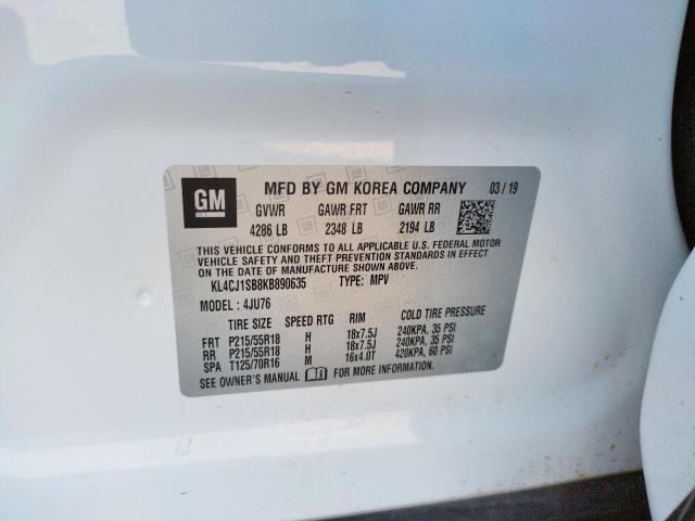 Photo 10 from auction – 2019 BUICK ENCORE SPO with VIN KL4CJ1SB8KB890635
