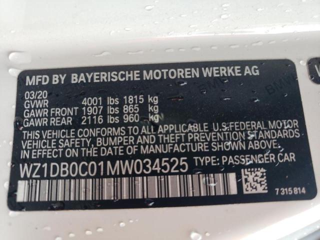 Photo 10 from auction – 2021 TOYOTA SUPRA BASE with VIN WZ1DB0C01MW034525