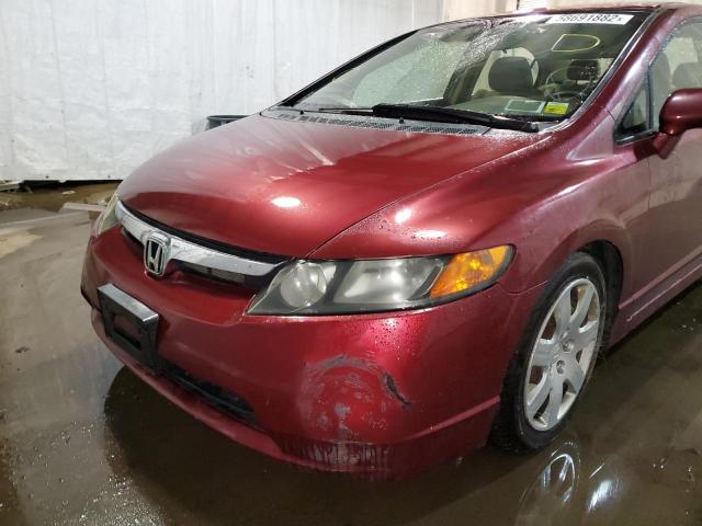 Photo 9 from auction – 2007 HONDA CIVIC LX with VIN 2HGFA16527H512916