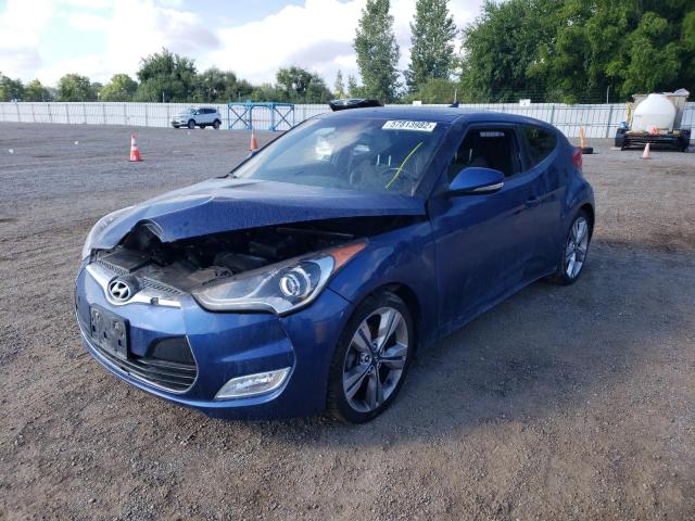 Photo 2 from auction – 2016 HYUNDAI VELOSTER with VIN KMHTC6AD0GU269851