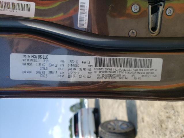 Photo 10 from auction – 2019 JEEP COMPASS TR with VIN 3C4NJDDB1KT739924