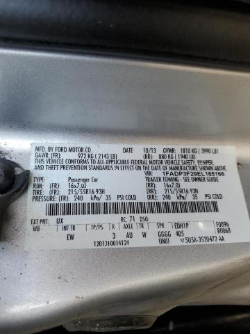 Photo 10 from auction – 2014 FORD FOCUS SE with VIN 1FADP3F29EL185166