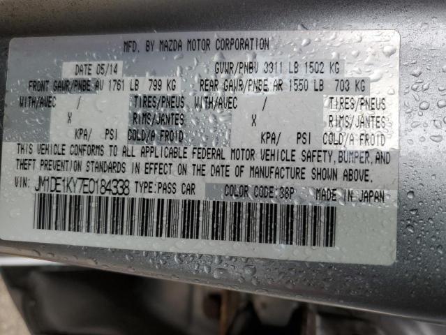 Photo 10 from auction – 2014 MAZDA MAZDA2 SPO with VIN JM1DE1KY7E0184338