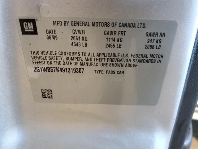 Photo 10 from auction – 2009 CHEVROLET IMPALA LS with VIN 2G1WB57K491319307