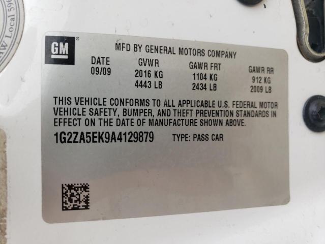 Photo 10 from auction – 2010 PONTIAC G6 with VIN 1G2ZA5EK9A4129879