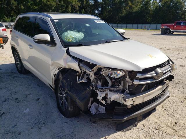 TOYOTA HIGHLANDER 2018 with VIN 5TDKZRFH2JS540853 - Photo from auction
