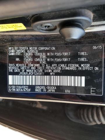 Zdjęcie 10 z aukcji – 2015 TOYOTA 4RUNNER SR z VIN JTEBU5JR2F5265811