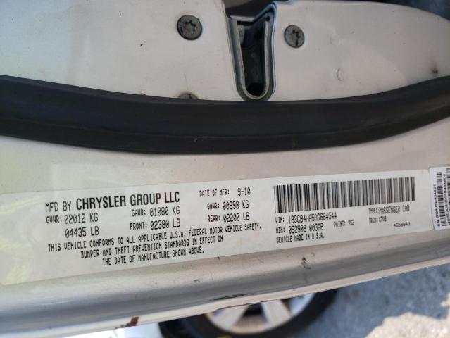 Photo 10 from auction – 2010 DODGE CALIBER SX with VIN 1B3CB4HA5AD664544