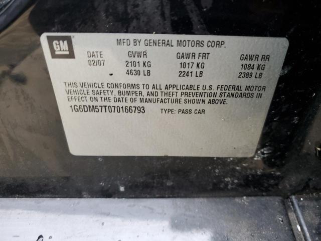 Photo 10 from auction – 2007 CADILLAC CTS with VIN 1G6DM57T070166793