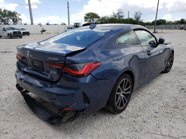 Photo 4 from auction – 2022 BMW 430XI with VIN WBA73AP08NCK46816