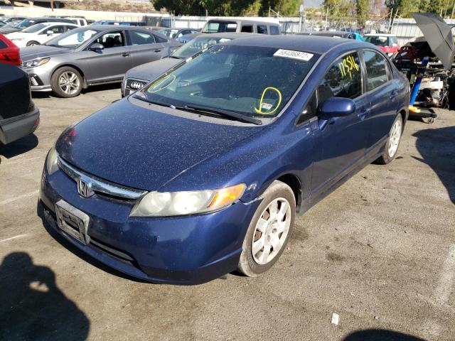 Photo 2 from auction – 2007 HONDA CIVIC LX with VIN 2HGFA16527H511197