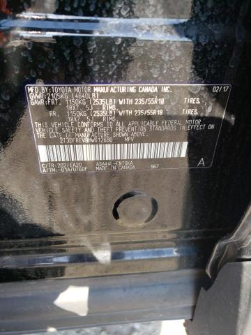 Photo 10 from auction – 2017 TOYOTA RAV4 LIMIT with VIN 2T3DFREV8HW612690