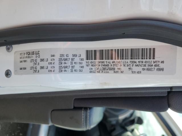 Photo 10 from auction – 2015 JEEP CHEROKEE L with VIN 1C4PJLCB8FW766090