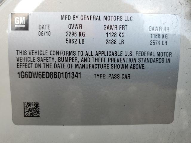 Photo 10 from auction – 2011 CADILLAC STS LUXURY with VIN 1G6DW6ED8B0101341