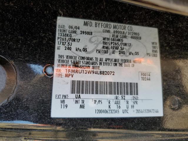 Photo 10 from auction – 2004 FORD EXPEDITION with VIN 1FMRU13W94LB82072