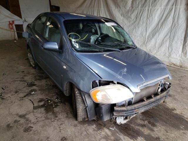 CHEVROLET AVEO BASE 2007 with VIN KL1TD56657B068133 - Photo from auction