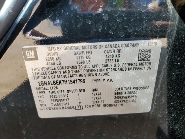 Photo 10 from auction – 2017 CHEVROLET EQUINOX LS with VIN 2GNALBEK7H1541796