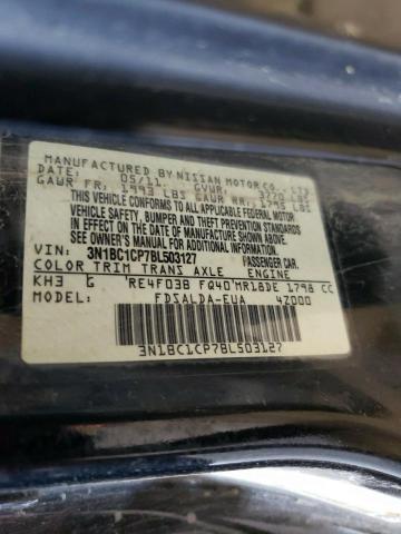 Photo 10 from auction – 2011 NISSAN VERSA S with VIN 3N1BC1CP7BL503127