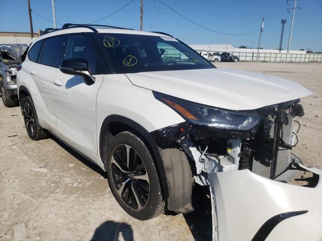 TOYOTA HIGHLANDER 2021 with VIN 5TDJZRBH8MS120309 - Photo from auction
