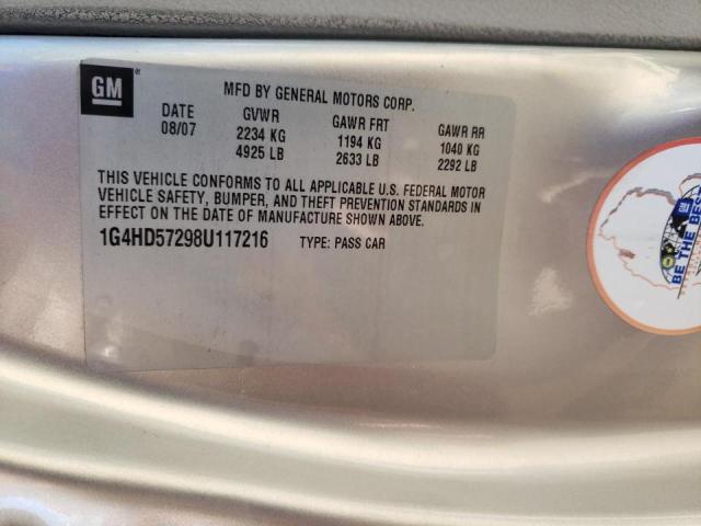Photo 10 from auction – 2008 BUICK LUCERNE CX with VIN 1G4HD57298U117216