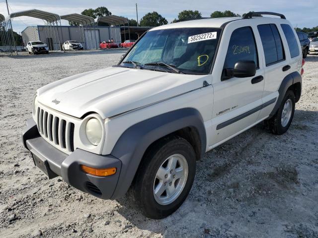 Photo 2 from auction – 2002 JEEP LIBERTY SP with VIN 1J4GL48K82W318218