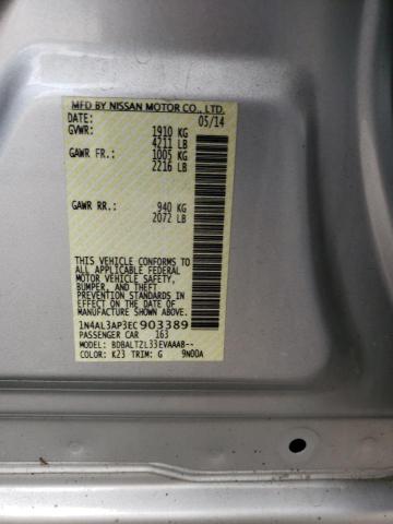 Photo 10 from auction – 2014 NISSAN ALTIMA 2.5 with VIN 1N4AL3AP3EC903389