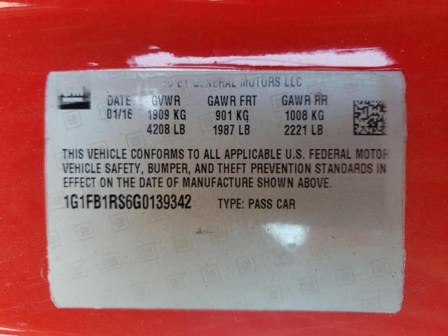 Photo 10 from auction – 2018 CHEVROLET CAMARO LT with VIN 1G1FB1RS5J0140926