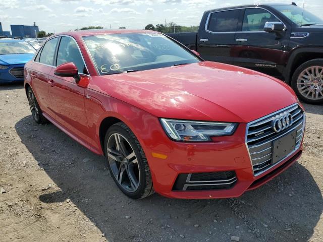 AUDI A4 PREMIUM 2017 with VIN WAUENAF43HN014624 - Photo from auction