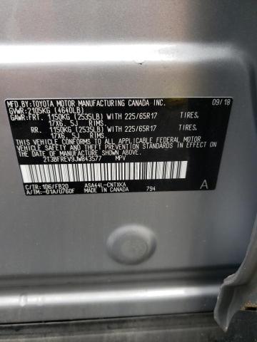 Photo 10 from auction – 2018 TOYOTA RAV4 LE with VIN 2T3BFREV9JW843577