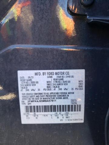 Photo 10 from auction – 2021 FORD EDGE SEL with VIN 2FMPK4J95MBA57811